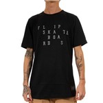 Camiseta Flip Word Game Black (P)