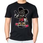 Camiseta Gangster Mouse P - PRETO