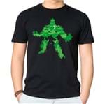 Camiseta Green Monster P - PRETO
