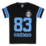 Camiseta Grêmio 1983 Infantil Preta