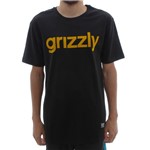 Camiseta Grizzly Lower Case Black (P)