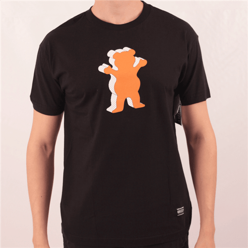 Camiseta Grizzly Og 3d Bear Tee Preto P
