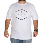 Camiseta Hang Loose Blandcolor Tamanho Especial - Branca - 2G
