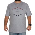 Camiseta Hang Loose Blandcolor Tamanho Especial - Cinza - 2G
