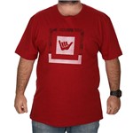 Camiseta Hang Loose Tamanho Especial Byron - Vermelho - 2G