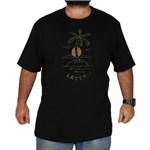 Camiseta Hurley Punk Island Tamanho Especial - Preta - 3G