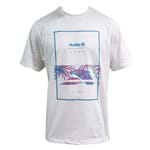 Camiseta Hurley Silk Chasing Paradise Branca P
