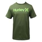 Camiseta Hurley Silk O&O Solid Verde Militar P