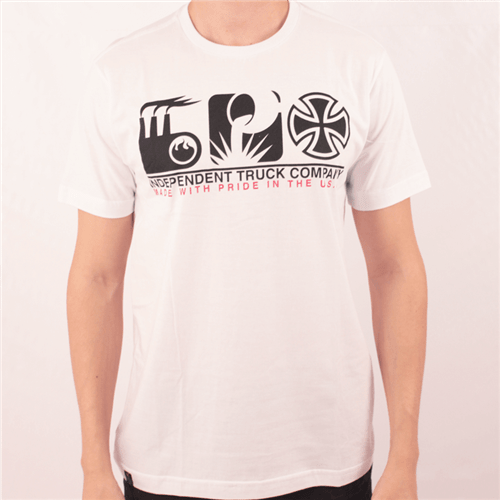 Camiseta Independent Made With Pride Branco P