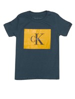 Camiseta Infantil Calvin Klein Jeans Estampa Logo Marinho - 2