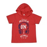 Camiseta Infantil Tóing Capuz Música Coral