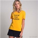 Camiseta Influencer Amarela - M