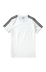 Camiseta Listras Malha Essence Malwee Liberta Branco - G