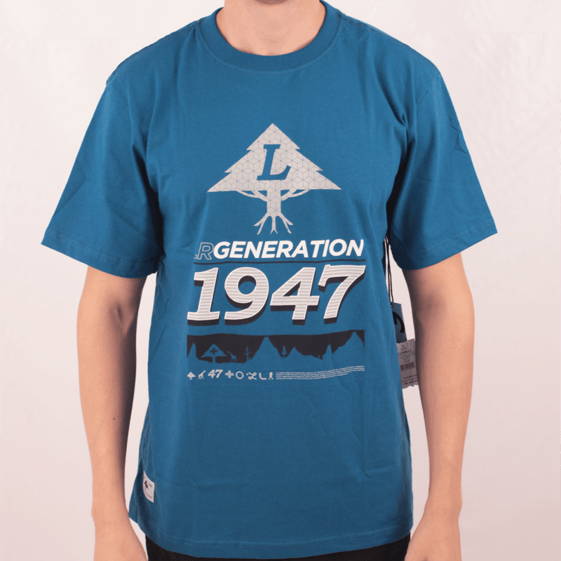 Camiseta Lrg 1947 Track Azul G