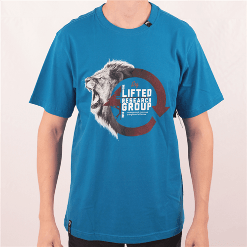 Camiseta Lrg Cycle Lion Azul M
