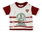 Camiseta Manga Curta Bebê Menino Esporte é Energia Fluminense