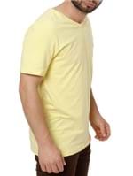Camiseta Manga Curta Masculina Amarelo