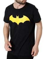 Camiseta Manga Curta Masculina Batman Preto