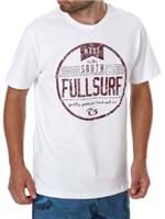 Camiseta Manga Curta Masculina Full Surf Branco