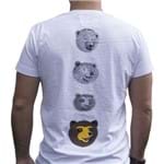 Camiseta Manga Curta Urso Branca - PP