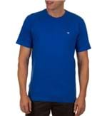 Camiseta Masculina Azul Escuro Lisa - 1
