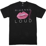 Camiseta Masculina Rihanna - Loud Lips
