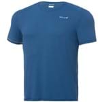 Camiseta Masculina Solo Ion UV Manga Curta Azul Escuro Tamanho P com 1 Unidade