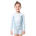 Camiseta Menina Acqua Elsa Frozen ML com Proteção Solar U.V. Line 2t