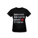 Camiseta Menos Mimimi - Preta