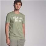 Camiseta Mountain Thyme Verde - G