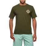 Camiseta Mr. Kitsch Gola Careca Verde Militar P