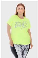 Camiseta Neon Plus SIze Amarelo-48/50