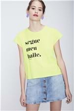 Camiseta Neon Segue Meu Baile Feminina