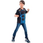 Camiseta Nerf Azul Infantil M