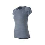 Camiseta New Balance Seasonless Feminina Azul - M