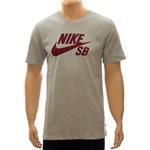 Camiseta Nike SB Classic Grey/Wine (GG)