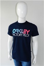 Camiseta Oakley Factory Pilot Azul Tam. P