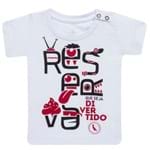 Camiseta para Bebe em Malha que Seja Divertido - Reserva Mini