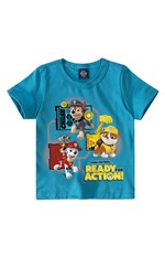 Camiseta Patrulha Canina® Menino Malwee Kids Azul Claro - 1