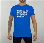 Camiseta Pegando Fogo Azul Royal
