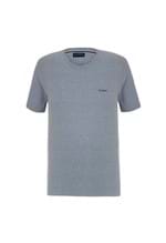 Camiseta Plus Size Basic Cinza Mescla 8