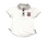 Camiseta Polo Infantil do Corinthians Menina |Doremi Bebê