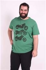 Camiseta Praia Plus Size Verde G
