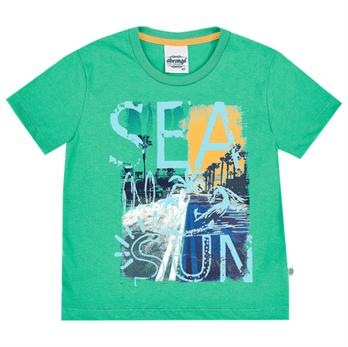 Camiseta Primeiros Passos Abrange Surf Verde 01