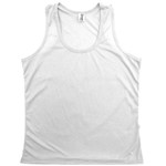 Camiseta Regata Basic Dryfit Branca - Feminina