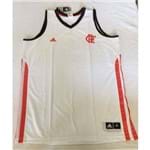 Camiseta Regata Basquete Flamengo Adidas Branca II 2013 2014