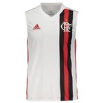 Camiseta Regata Flamengo Adidas II Branca 2017 - P