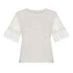 Camiseta Renda Eva Off White/p