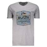 Camiseta Rusty Box Leaf Cinza Mescla - Rusty