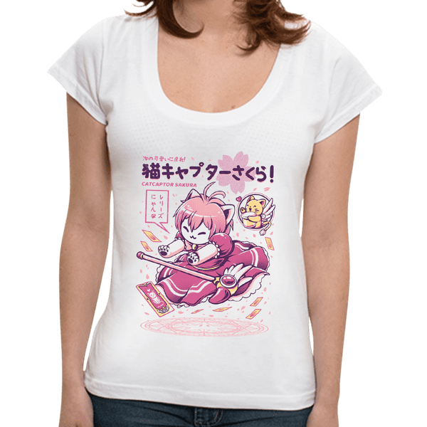 Camiseta Sakura Cat Captor - Feminina - P